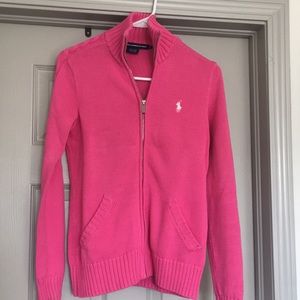 Pink Polo sweater